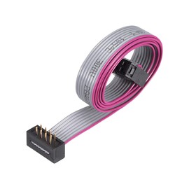 sourcing map IDC Wire Ribbon Cable FC/FD Connector A Type 8-Pin Pitch 2.54 mm Length 500 mm