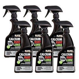 Flitz CR 01606-6A-6PK Instant Calcium, Rust and Lime Remover, 16 oz. Spray Bottle, 6-Pack