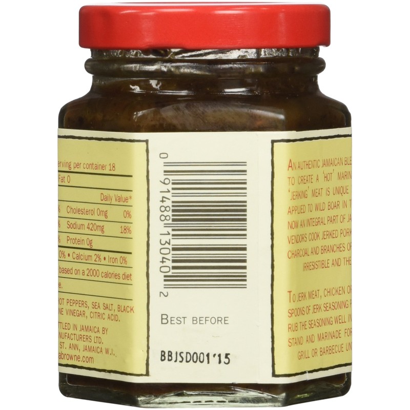 Busha Browne Jerk Seasoning Rub, 4 oz