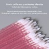 Caja De 50 Pinceles Desechables Para Aplicación De Labiales Color