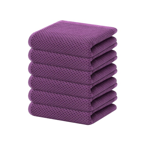 Homaxy Homaxy 100% Cotton Waffle Weave Kitchen Dish Towels, Ultra