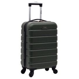 Wrangler Hardside Spinner Carry-On Luggage, Deep Depth, 22-Inch