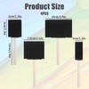 Bewudy 4 Pcs Foam Paint Brushes, Wood Handle Sponge Brushes