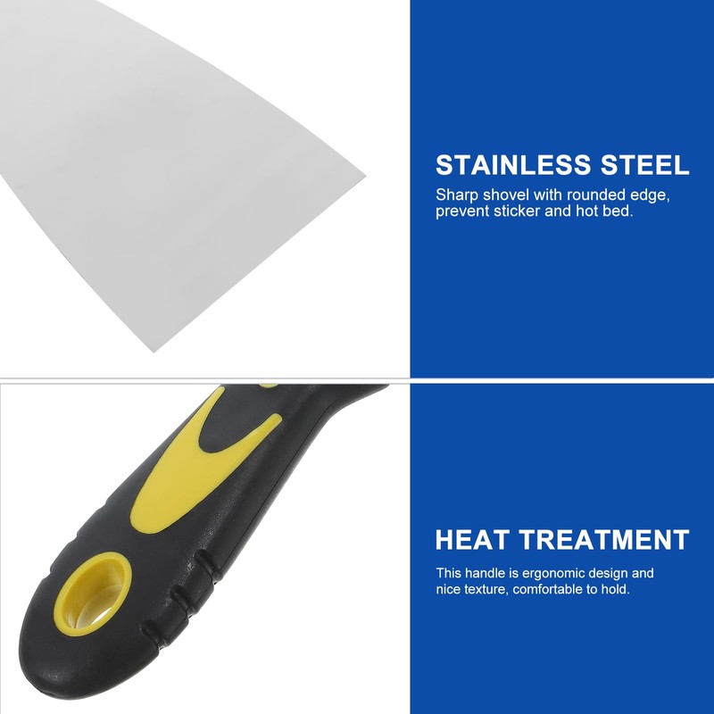 TOYMYTOY 3D Printer Scraper Stainless Steel Hot Bed Removal Tool