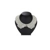 RBG Dissent Collar Necklace for Women Detachable Pearl Beaded Blouse
