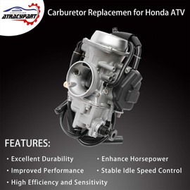 Carburetor for 2001-2005​ Honda Foreman Rubicon 500 TRX500, 2005-2011 Honda Fourtrax Foreman 500 TRX500FE TRX500FM TRX500FPE TRX500FPM TRX500TM
