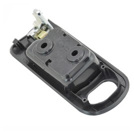 Inside Door Handle Chrome Black LH RH Front Pair for 01-05 Honda Civic Sedan