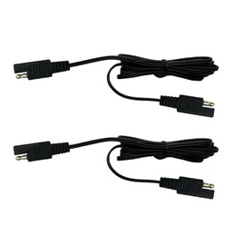 2PCS UpBright 6ft DC Power Cable Connector Extension Cord Compatible with Deltran Battery Ten-der& Jr Battery Charging and Maintaining Maintainer 021-0123 Ten-der Junior Plus 2, 4, 5, or 10 Bank Units