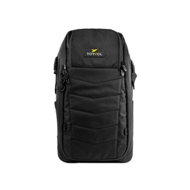 Torvol Quad PITSTOP Backpack Stealth Edition, Compact FPV Drone Backpack for 2 Drones, Fits DJI Mini 3, Mini 4 Pro, DJI Neo, with Laptop Compartment, Waterproof Rain Cover, Black, 26L