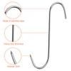 Firschoie Pack of 20 Butcher Hooks S Hooks, 15 cm