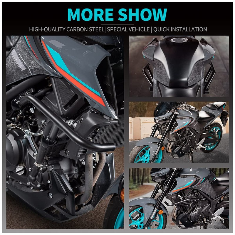 Motorcycle Steel Crash Bar Highway Freeway Engine Guard Bumper Frame