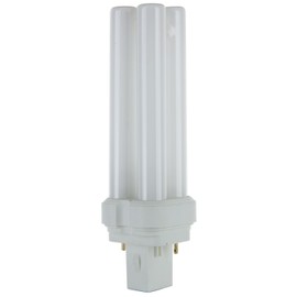 Sunlite 05755-SU FDL22/50K 22-watt FDL 2-Pin and 4-Pin Quad Tube Compact Fluorescent Plug-in GX32D-2 Base Light Bulb, Super White