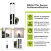 Light Experiences K/CX/446/65 Outdoor Light Terrace Garden Stainless Steel Plastic