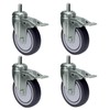 PRIOstahl Set - Equipment Roller with Back Hole/Transport Roller with