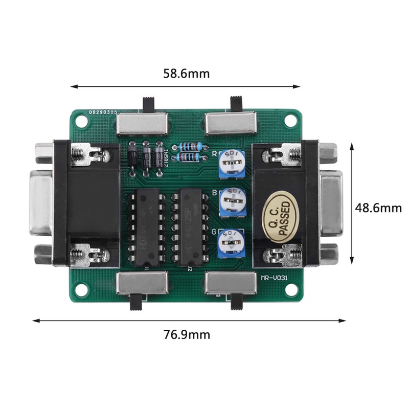 Screen Scan line Generator VGA Connection For Arcade Machine Retro