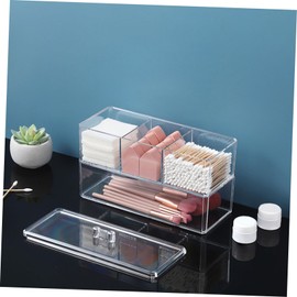PACKOVE Portable Makeup Puff Holder Case Organizer for Cosmetics Jewelry Storage Transparent Design for Easy Access for Makeup Sponges Beauty Blending Tools