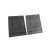 UNITRAILER Rubber Mud Flaps 187/205mm Set of 2