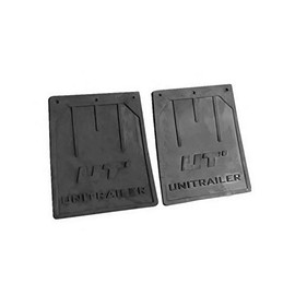 UNITRAILER Rubber Mud Flaps 187/205mm Set of 2