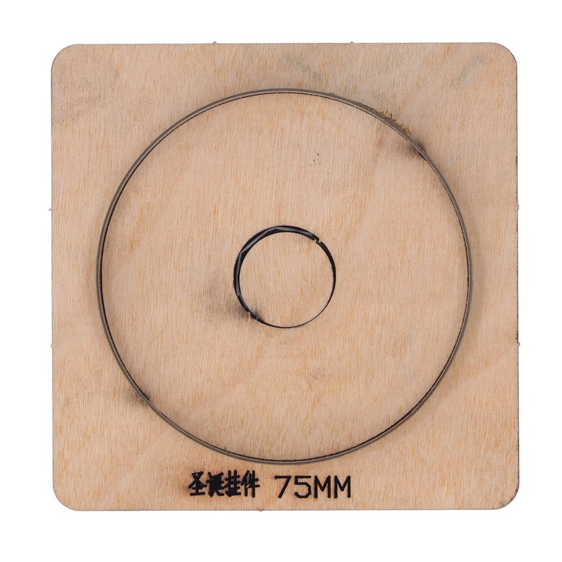 Leather Cutting Die 75mm Dia Round Shaped Manual Punching Molds
