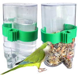 LATRAT Birds Automatic Water Dispenser Feeder Feeding Bowl Water Bottle for Birds Budgies for Birds Parrots