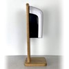 Automatic Touchless Gel Hand Sanitizer Dispenser on Wooden Mallet Oak