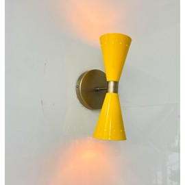 nauticaz 2 Light Handmade Vintage Wall Modern Contemporary Brass Light Fixture