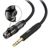 FORE 6.35mm to XLR Female Microphone Cable 1m