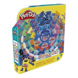 Play-Doh Set de 65 latas de 28 gramos de masa moldeable, +3