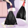 QILERR 4-6L Drawstring Small Bin Liners 80 Counts Mini Black