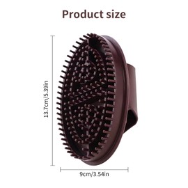 LUHOCIY Pack of 2 Professional Meridian Brush, Meridian Massage Brush, Suitable for Full Body Massage, Light Scraping, Durable Material, Soft and Hard, Moderate