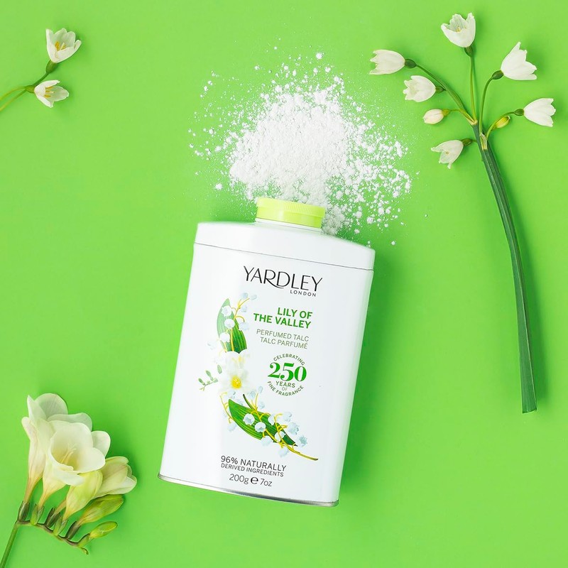 Yardley Lily of the Valley Talc - 200 g