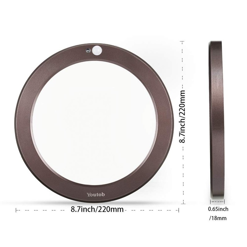 Youtob Motion Sensor Light LED Ceiling Light with 30s/180s Timeout