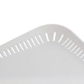 Bestco MA-3226 Anti-Bacterial Antiviral Cutting Board, Colander Cutting Board, White, Square