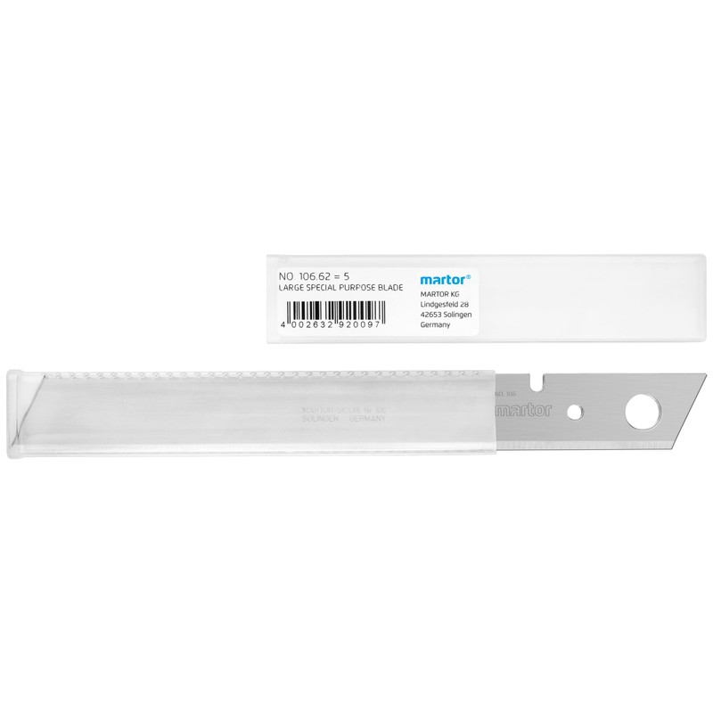 Martor 106.62 Number 106" Special Purpose Blade, Silver