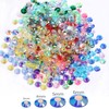 Niziky 5000PCS 4mm Resin Flatback Rhinestones, Transparent Flatback Rhinestones Crystal