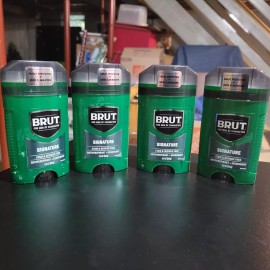 BRUT 4 PACK Brut Deodorant Stick Oval Anti Perspirant for Men 2.7 oz ea EXP Oct 2026