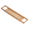 Bamboo Bathtub Tray Simple Durable Bathtub Rack Book Wine Holder
