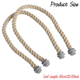 Pack of 2 Handles O Bag, O Bag Handle, Obag Bag Handles, Obag Bag Accessories, O Bag Accessories, O Bag Accessories, for Obag Canvas Bag Accessories (65 cm / Khaki), 1