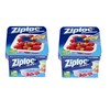 Ziploc Containers, Rectangular, 16.9 fl oz (480 ml), Pack of