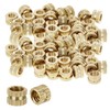 Aicosineg Insert Nuts M4 x 4mm(L) x 6mm(OD) 50pcs Knurled