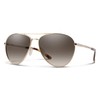 Smith Layback Sunglasses Matte Gold/Polarized Brown Gradient