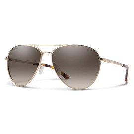Smith Layback Sunglasses Matte Gold/Polarized Brown Gradient