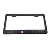 1Pc Camaro 3D Emblem Black Stainless License Plate Frame Rust