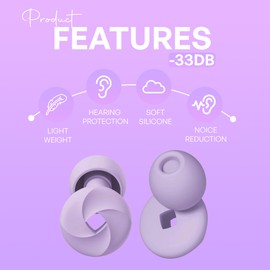 JP London Premium Earplugs for Sound Isolation, Travel & Study | Comfortable, Soft, Reusable & Effective Sound Protection | High-Fidelity Ear Plugs for Reduces Noise by -33 dB (SNR)