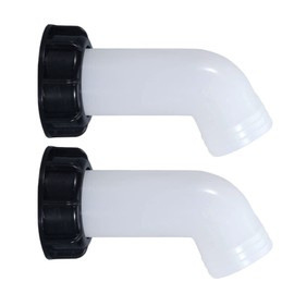 Bekindpro 2 Stück IBC Auslaufstutzen Auslauftülle IBC Adapter S60x6 Grobgewinde IBC Ablaufstutzen IBC Auslaufhahn IBC Tank Zubehör für IBC Tank Regentonnen Wassertank