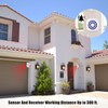 BESTOONE Motion Sensor Alarm, Long Range Wireless Driveway Alarm, Indoor
