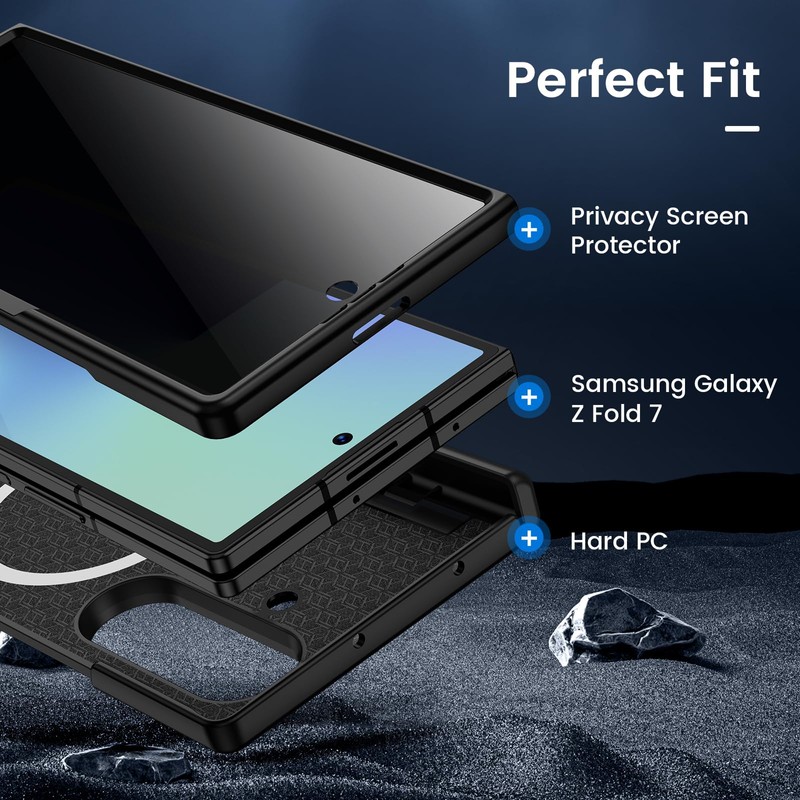 VEGO for Samsung Galaxy Z Fold 7 Case, Compatible with