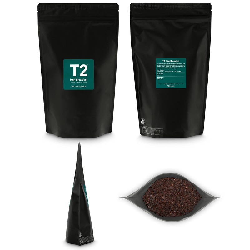 T2 Irish Breakfast Black Tea, Loose Leaf Black Tea in