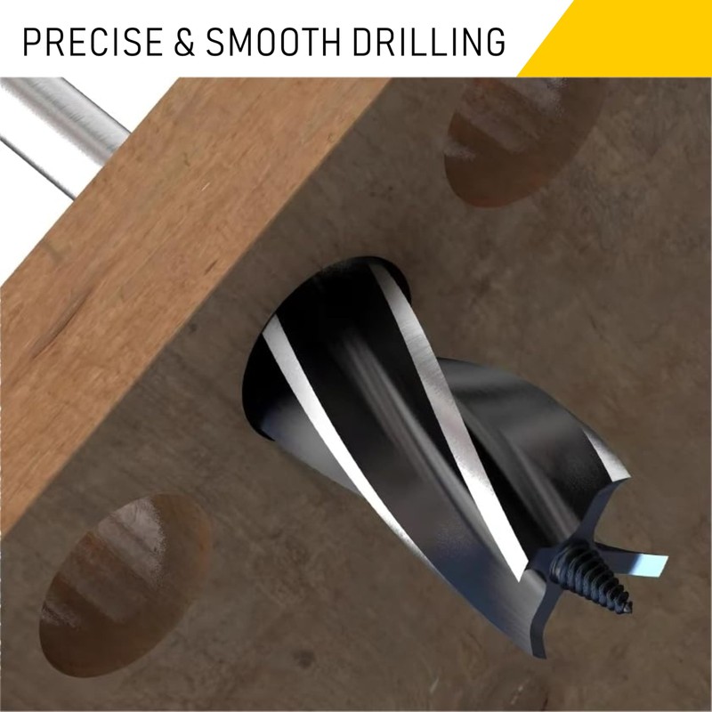 Anyinn Wood Drill Bit 7/16 in. x 6-1/2 in. x