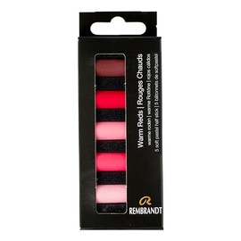 Rembrandt Professional Soft Pastel Set Warm Reds | 5 Half Pastels